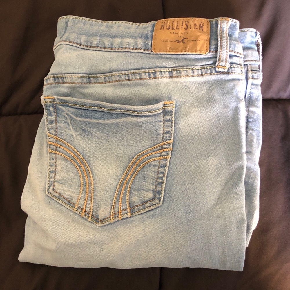 Hollister Skinny Jeans Light Wash Size 13 Regular